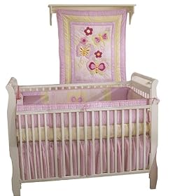 Lambs and Ivy Butterfly Garden 4-pc. Bedding Set by Lambs & Ivy