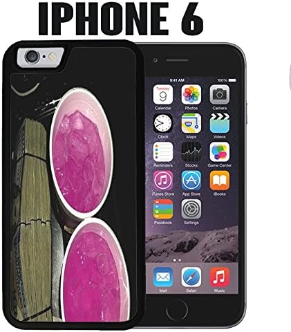 iPhone Case Lean in Styrofoam Cup Sizurp South Drank for iPhone 6 Rubber Black (Ships from CA)