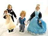 Dolls House Miniature Victorian Family of 4 People 307