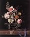 6" x 4" Mounted Photographic Print Art AELST Willem Van Vase Of Flowers With Watch