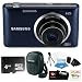 Samsung ST150F 16.2MP & F2.5 Lens with WI-FI Ready Smart Digital Camera Black + 4GB MicroSD HC Memory Card + Digital Camera Case Black + Accessory Kit