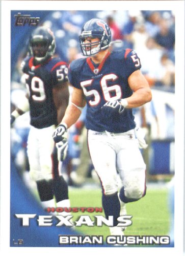 2010 Topps NFL Football Card # 88 Brian Cushing - Houston Texans - NFL Trading Card in a Protective ScrewDown Case!