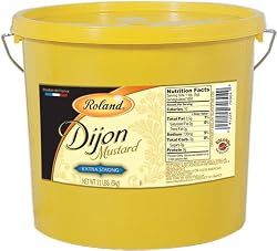 Roland Dijon Mustard from France, 176.4-Ounce Plastic Pail