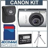 cheap Canon Powershot SD870-IS Black, Camera Kit with 4GB SD Memory Card, Spare NB-5L Type Lithium-ion Battery, Camera Case, Table Top Tripod