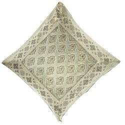 ShalinCraft Pillow Cover Interior Furnishing India Christmas Gifts Silk Fabric 16x16 inches (bcbr252)