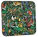 RAINFOREST ANIMALS Rain Forest 4 Pc Serving Tray Set - CLEARANCE ITEM CLOSE-OUT SALE-DISCOUNTED 50% OFF -Serveware Serving Sets Melamine Tableware CUTE New Home Gift Ideas