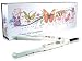 Le Angelique Turbo White Butterfly Ceramic Tourmaline Hair Straightener / Flat Iron