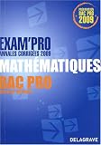 Math�matiques  Bac Pro tertiaire : Annales corrig�es