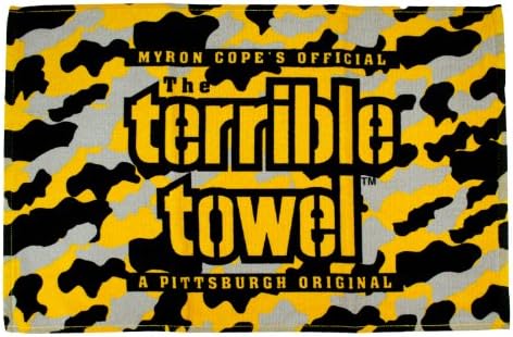 NFL Pittsburgh Steelers Camo Terrible Towel, Gold