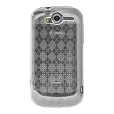 Amzer Luxe Argyle High Gloss TPU Soft Gel Skin Case for HTC mytouch 4G - Cl ....