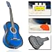 New Blue Acoustic Guitar W/ Accessories Combo Kit Beginners