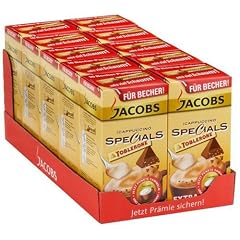 Jacobs Cappuccino Kaffee SPECIALS TOBLERONE Kaffee Becherportionen, 10er Pack (10 x 210 g)