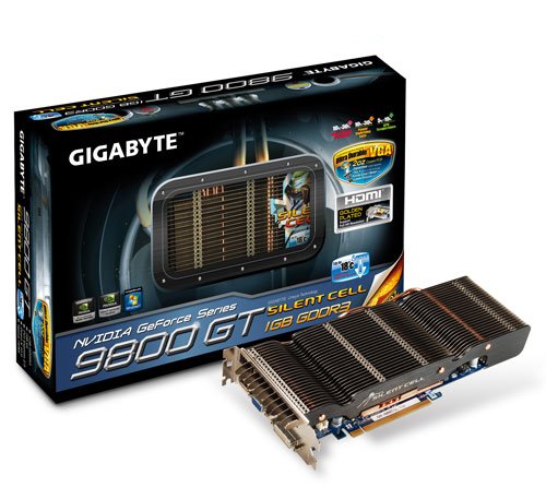 Gigabyte nVidia GeForce 9800GT 1 GB PCI-Express Video Card GV-N98TSL-1GI