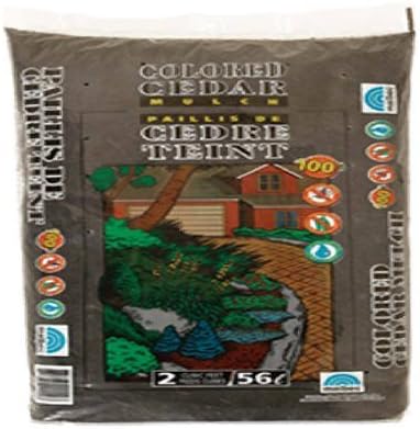 Ameriscape 55557 2-Cu. Ft. Black Cedar Mulch - Quantity 90