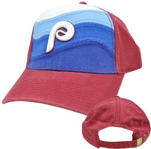 MLB Philadelphia Phillies Maroon Red Blue White American Needle Cooperstown Hat