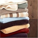  : Gaiam 100% Organic Cotton Throw Blanket, Sage