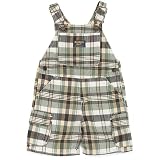 OshKosh B'Gosh Green Plaid Shortalls MULTI 24 Mo by OshKosh B'Gosh