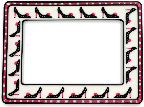 3D Soft PVC Photo Frame Magnet with High Heel Shoes
