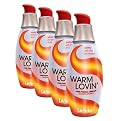 LIFESTYLES Warm Lovin Massage/Lubricant - Four 3.5 oz. pump