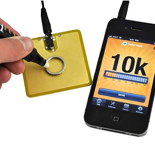 GemGemoro Auracle AGT2 Mobile Electronic Gold & Platinum Tester for Apple iOS