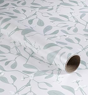 Mistletoe Design Gift Wrap - 4 Metre Roll