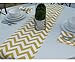 Appleberry Attic Chevron Table Runner Collection (Yellow) Handmade in USA