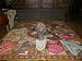 India Bedspread Embroidery Throw Tapestry Earthy Brown Sequin Bead Bed Cover 80"