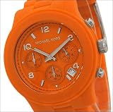 Michael Kors Women's MK5296 Orange Resin Quartz Watch with Orange Dial