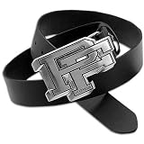 Phat Farm - Phat Farm Men's Leather Belt Stack PF Buckle