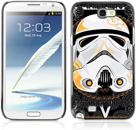 ArtCases ARTCASES CollectionsTM Black Hard Back Case for Samsung Galaxy Note 2 II ( Cool Tattoo Stormtrooper )