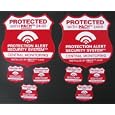 Security STATIC Decals Shield Design