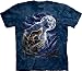 Wolf Spirit Moon T-Shirts 100% Cotton Short Sleeved Shirt