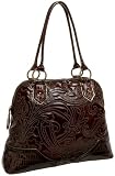 SR SQUARED by Sondra Roberts Trapunto Dome,Brown,one size