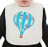 Floral Air Balloon ネクタイを有する有機ビブ Medium