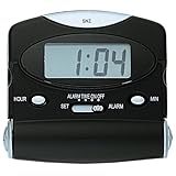 Meridian Travel Alarm Clock with Snooze