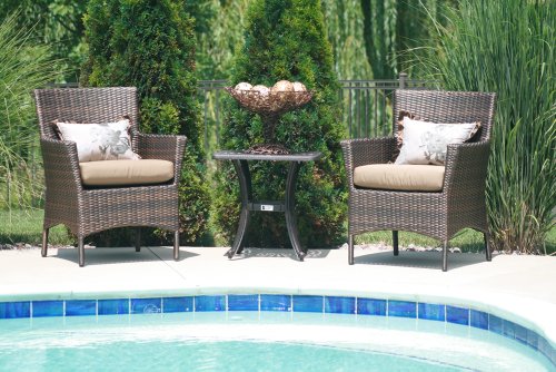 3-Piece Lantana All Weather Wicker Patio Furniture Set with Cushions product image