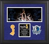 Dallas Mavericks 2011 NBA Champions Framed Mini Panoramic Framed Photo with Facsimile Signatures, Suede Mat and Logos