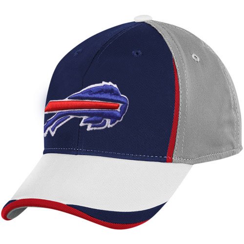 NFL Men's Buffalo Bills End Zone Structured Flex Hat - Tw85Z (Multi, Small/Medium)