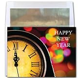 Almost Midnight - New Year Holiday Cards, Box of 10 cards and envelopes