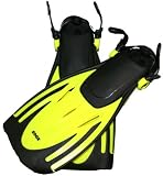 Cabo Kids Fin (Open Heel) - Large - X-Large - Yellow