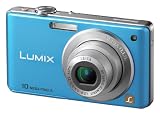 Panasonic Lumix DMC-FS62EG-A Digitalkamera (10 Megapixel, 4-fach opt. Zoom, 6,4 cm (2,5 Zoll) Display, Bildstabilisator) eisblau - 