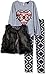 Limited Too Girls' 3 Piece Set T-Shirt, Vest, and Legging Pant