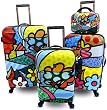 Romero Britto Britto Heys 4 Piece Luggage Set (Flowers 4 Piece Set)