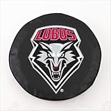 New Mexico Lobos Tire Cover Color: White, Size: E10