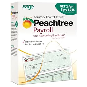 Peachtree By Sage Payroll With Accounting Bundle 2010