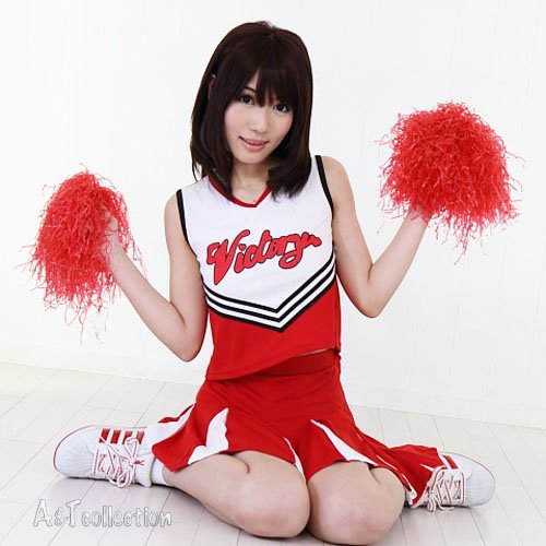 【A&TCollection】マイ☆チアガール/チア衣装★赤×白