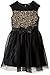 ZUNIE Girls' Illusion Sequin Dress with Bow