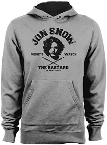 Jon Snow The Bastard Of Winterfell Nights Watch Game Of Thrones printed hoodies