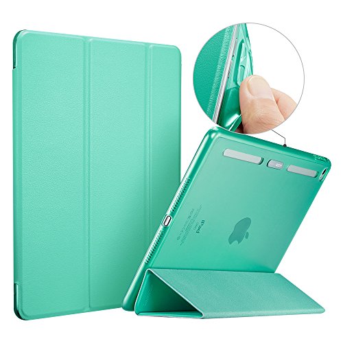 ESR 31001020103019 iPad Air 2 Case, ESR Corner/Bumper Protection Smart Cover Case with Soft TPU Bumper and Auto Wake/Sleep Function for iPad Air 2/iPad 6 - Light Green ESR 31001020103019 iPad Air 2 Case, ESR Corner/Bumper Protection Smart Cover Case with Soft TPU Bumper and Auto Wake/Sleep Function for iPad Air 2/iPad 6 - Light Green