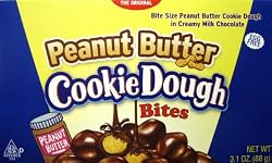 Taste of Nature Cookie Dough Bites, Peanut Butter, 3.1-Ounce Boxes (Pack of 30)